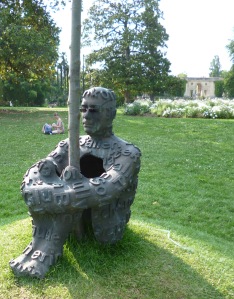 Sculpture by Jaume Plensa in Bordeaux, France
