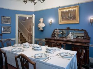 Charles Dickens' dining room at 48 Doughty Street.